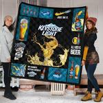 keystone light all i need is beer gift idea quilt d2385121