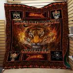 king are born in november special quilt blanket d2319775