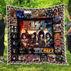 Kiss Band- Quilt Blanket