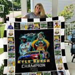 kyle busch quilt blanket all season plus size quilt blanket d2349819