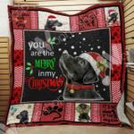 labrador retriever dog christmas quilt d2385786