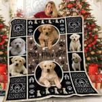 labrador retriever double cirlcle 3d customized quilt d2315052