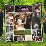 labyrinth black premium quilt blanket quilt d2324058