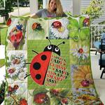 ladybug lady classy sassy and a bit smart assy quilt blanket great customized blanket gifts for