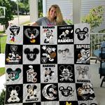 las vegas raiders disney quilt blanket d2352052