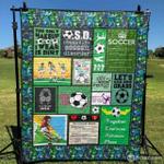 let s kick some grass quilt blanket ht10 quilt d2321345