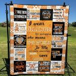 leukemia awareness quilt blanket yct8 quilt d2323165