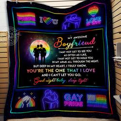 Lgbt Boyfriend Sleep Tight Quilt Cc