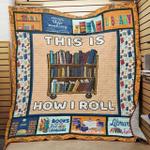 librarian this is how i roll quilt blanket great customized blanket gifts for birthday christmas