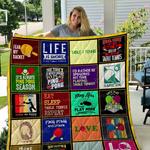life is short play table tennis quilt blanket great customized blanket gifts for birthday christmas