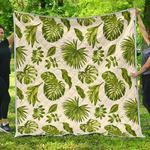 light tropical leaf cl17100359mdq quilt blanket d2380489