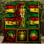 lion rasta cool quilt blanket great customized gifts for birthday christmas thanksgiving perfect