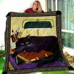 literary black cat jm5 ntth011298 3d customized quilt d2314141