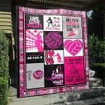 live love volleyball quilt blanket vh09 quilt d2321758