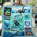 live to dive blanket kc1507 quilt d2347524