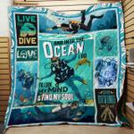 live to dive scuba diving quilt d2381942