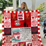 liverpool to my daughter love mom quilt d2385387