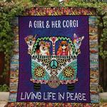 living life in place corgi quilt d2386050