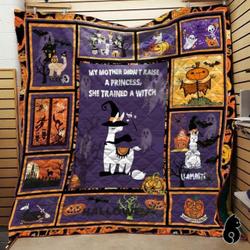 Llama Halloween Blanket Th1909 Quilt
