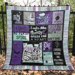look like a beauty spike like a beast pkt240630 quilt blanket d2357446