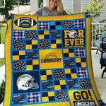 los angeles chargers quilt blanket 02 d2353077