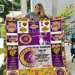 los angeles lakers to my grandson love grandpa quilt d2386978