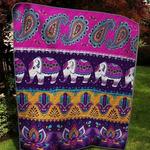 lotus and elephant quilt blanket quilt d2322846