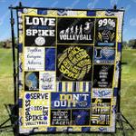 love at the first spike volleyball clt150640 quilt blanket d2357466