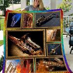 love saxophone like quilt blanket d2324987