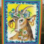 lovely goat lady clt270637 quilt blanket d2356060