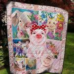 lovely pig quilt blanket quilt d2322980