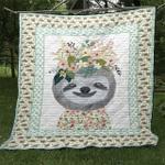 lovely sloth quilt blanket vq06 quilt d2321463
