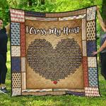 lr cross my heart blanket th0309 quilt d2347166