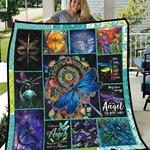 magical dreamcatcher dragonfly be an angel quilt blanket great customized blanket gifts for
