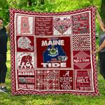 maine alabama crimson tide maine quilt blanket d2350501