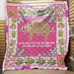 mama sloth she loved a little girl very much even more than she loved herself quilt blanket great