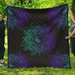 mandala yin and yang for yoga lover quilt d2384926