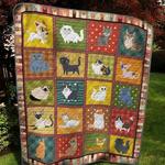 many cat look at something quilt blanket quilt d2323016