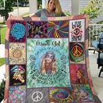 march girl the soul of a gypsy the heart of a hippie quilt blanket great customized blanket gifts