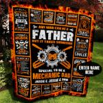 mechanic dad personalized quilt blanket bbb080625sm d2355827
