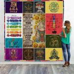 meditation yoga quotes n 3d customized quilt d2313307