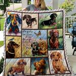 mhqd00030 dachshund blanket th1709 quilt d2357724