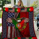 mhqnuoc102 america portugal quilt blanket d2318579