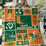 miami huricanes quilt blanket d2354400