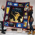 michelob ultra all i need is beer fan gift quilt d2384945