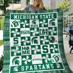 michigan state spartans quilt blanket limited quilt blanket d2324833