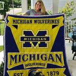 michigan wolverines est 1879 quilt blanket bs254 d2322074