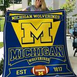 michigan wolverines quilt blanket b060636 quilt d2322049