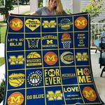 michigan wolverines quilt blanket b200625 quilt d2322563