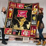 miller high life all i need is beer gift idea quilt d2384932
